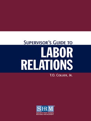 cover image of Supervisor's Guide to Labor Relations